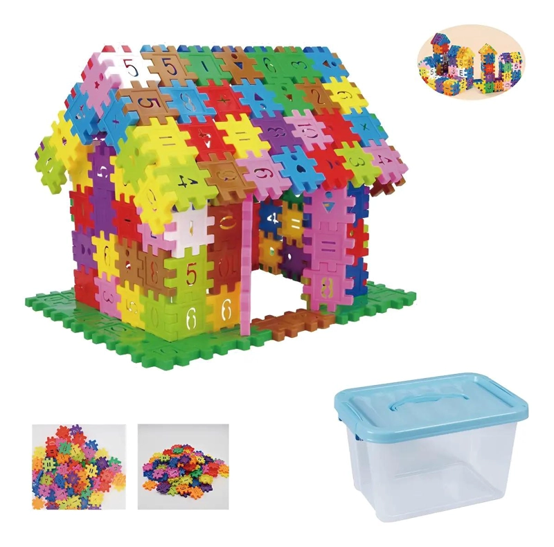 BLOQUES EDUCATIVOS CREATIVOS PARA NIÑOS 90 PIEZAS - 1