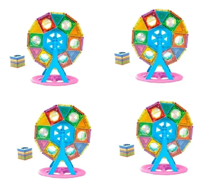 BLOQUES MAGNE TICOS 3D PARA CONSTRUCCION CREATIVA - 3