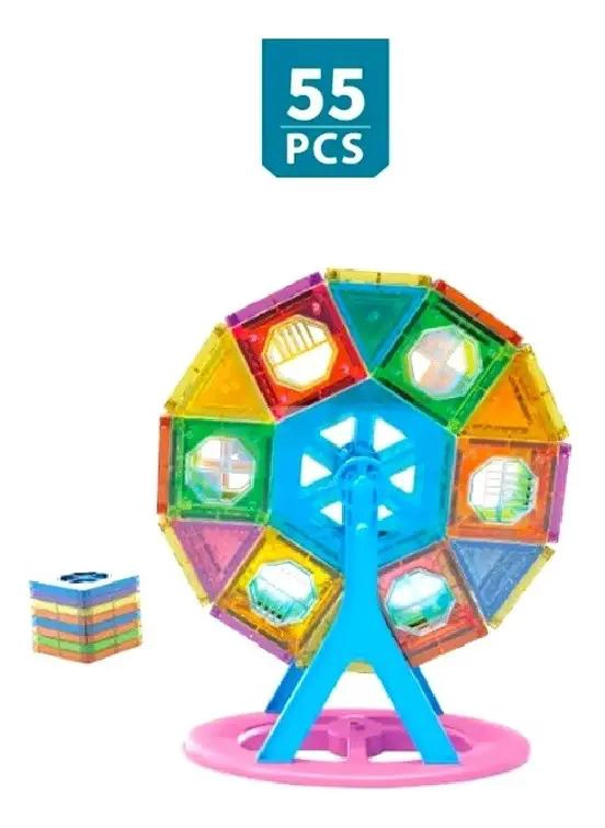 BLOQUES MAGNE TICOS 3D PARA CONSTRUCCION CREATIVA - 4