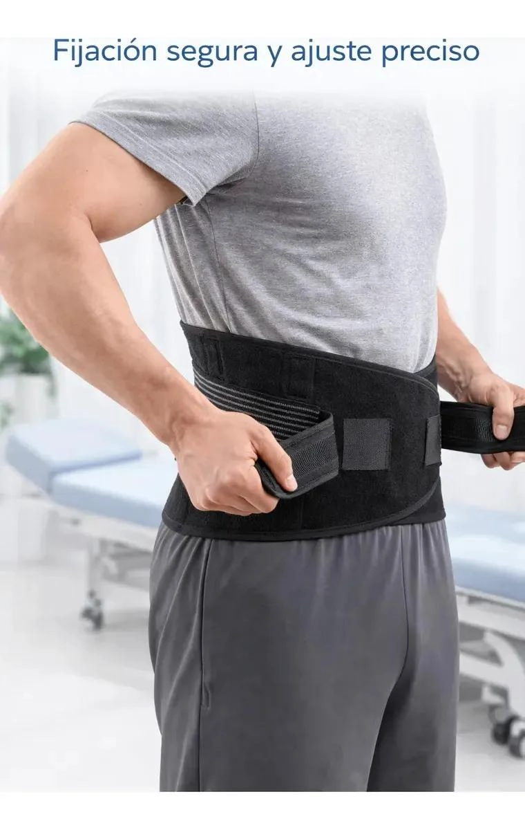 FAJA LUMBAR REFORZADA PARA SOPORTE EN TRABAJO PESADO - 10
