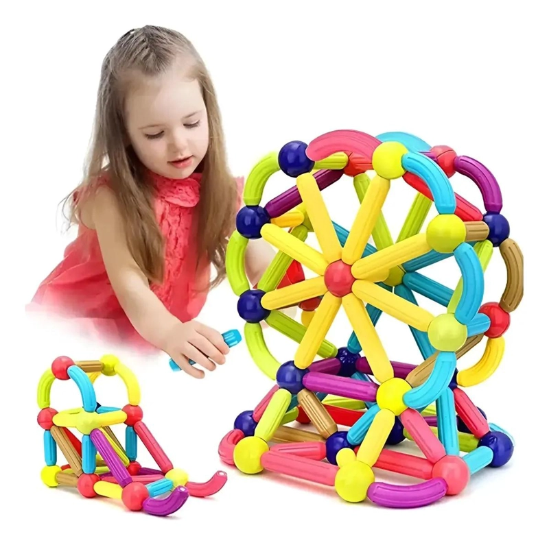 BLOQUES MAGNE TICOS 3D JUGUETE DIDACTICO PARA NIÑOS - 9