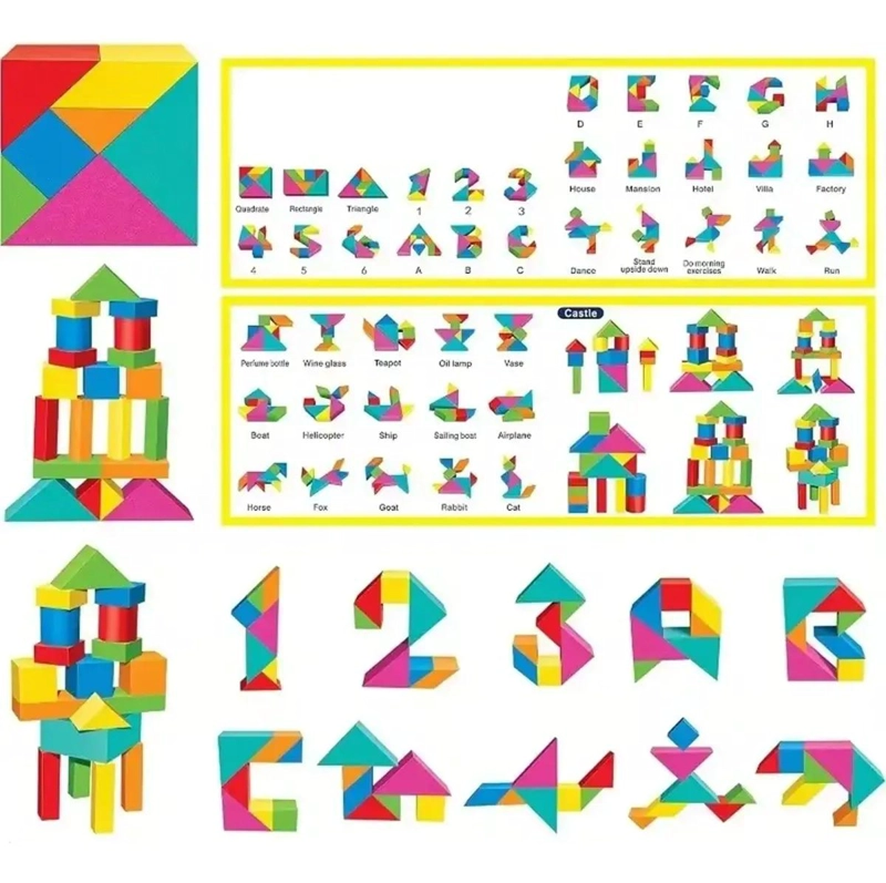 BLOQUES DE ESPUMA PARA CONSTRUCCION CREATIVA 46 PIEZAS - 2