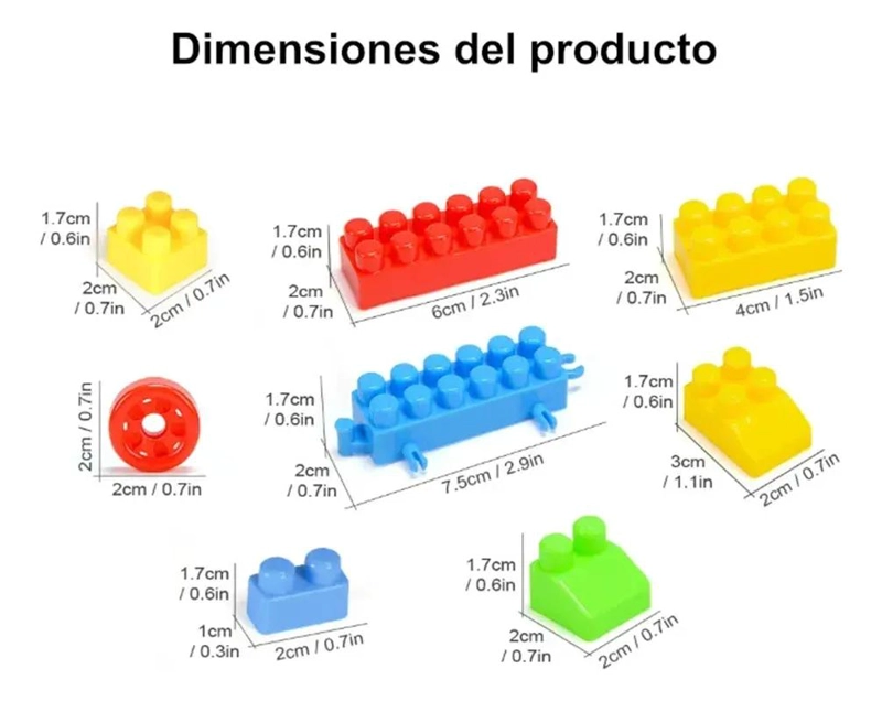 SET DE 150 PIEZAS DE BLOQUES DE CONSTRUCCION CREATIVOS - 8