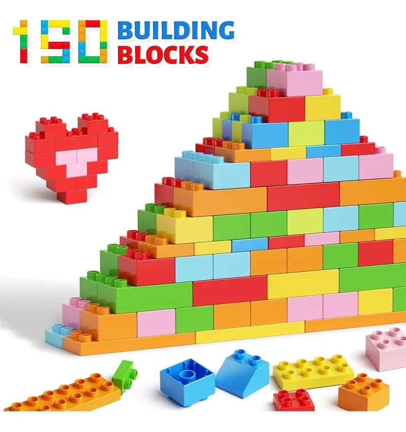 SET DE 150 PIEZAS DE BLOQUES DE CONSTRUCCION CREATIVOS - 9