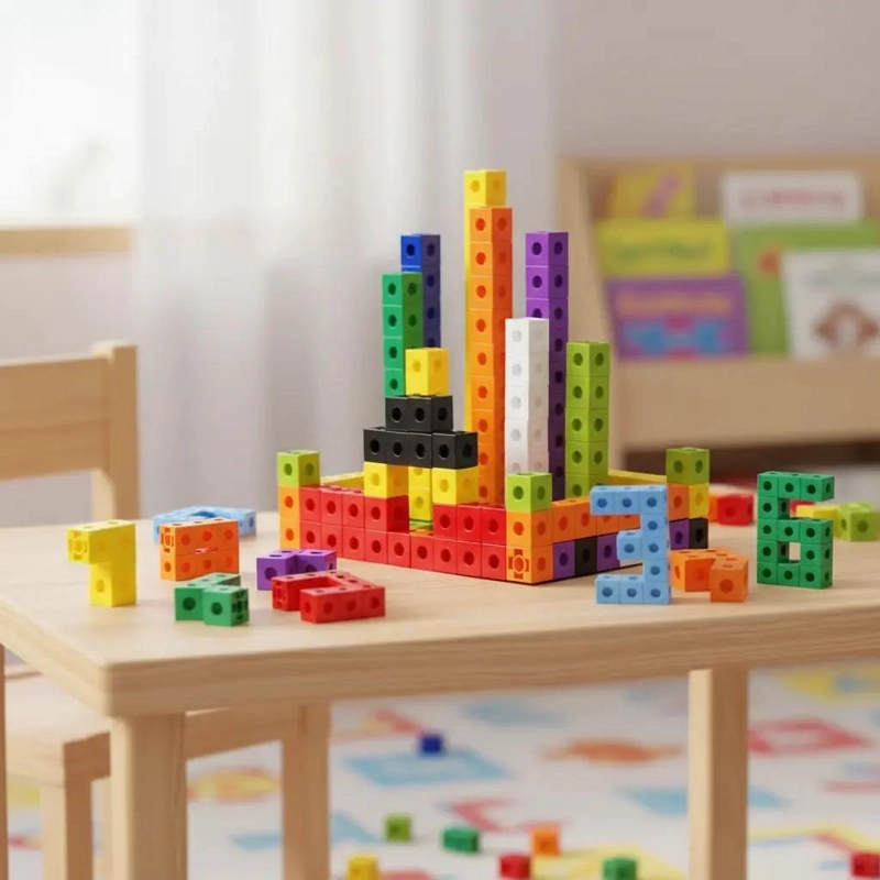 CUBOS CONECTORES PARA APRENDIZAJE MATEMATICO Y LOGICO - 4