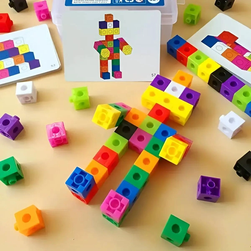 CUBOS CONECTORES PARA APRENDIZAJE MATEMATICO Y LOGICO - 6