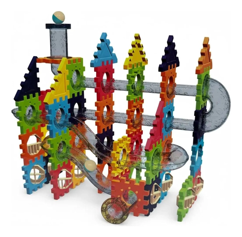 JUEGO DE BLOQUES CREATIVOS PIPELINE PARA NIÑOS 95 PIEZAS - 1