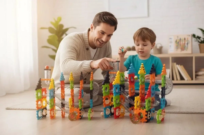 JUEGO DE BLOQUES CREATIVOS PIPELINE PARA NIÑOS 95 PIEZAS - 3