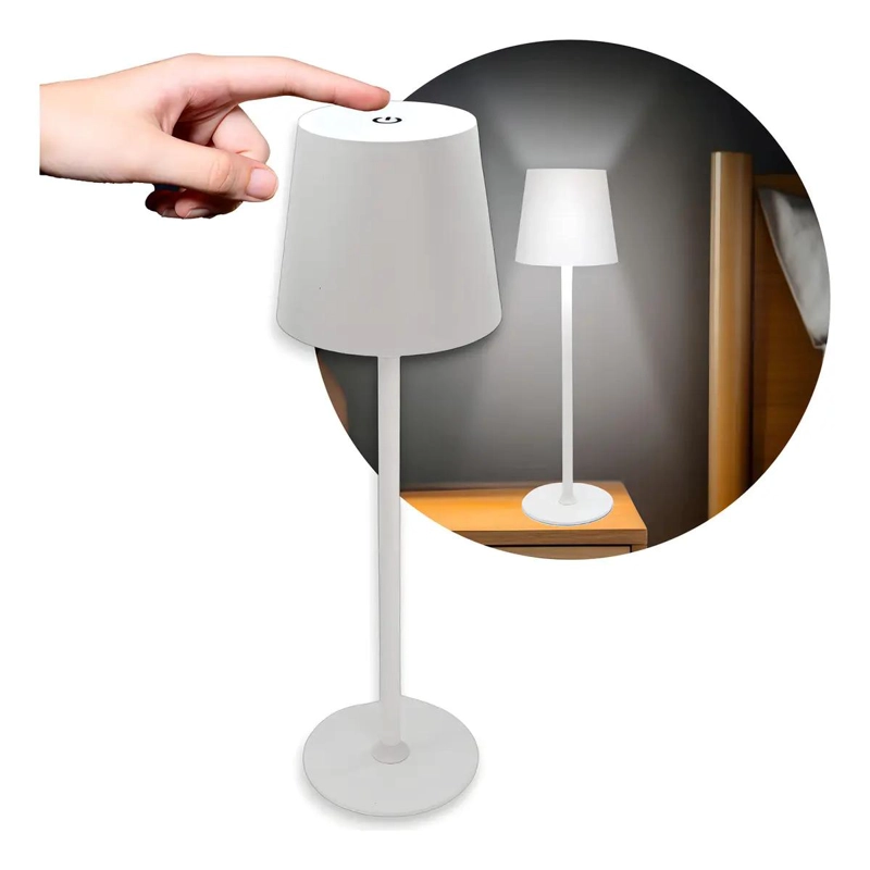 LAMPARA VELADOR LED RECARGABLE USB DIMERIZABLE Y TACTIL - 5
