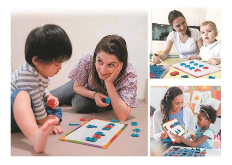 JUEGO MAGNE TICO DE LETRAS Y NUMEROS EDUCATIVO PARA NIÑOS - 4