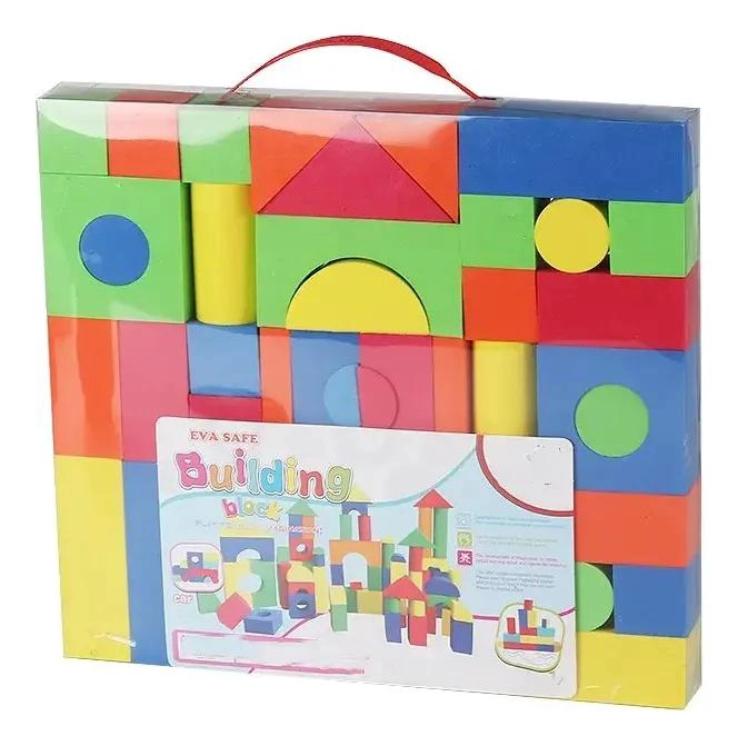 BLOQUES DE CONSTRUCCION DE ESPUMA PARA NIÑOS 46 PIEZAS - 2