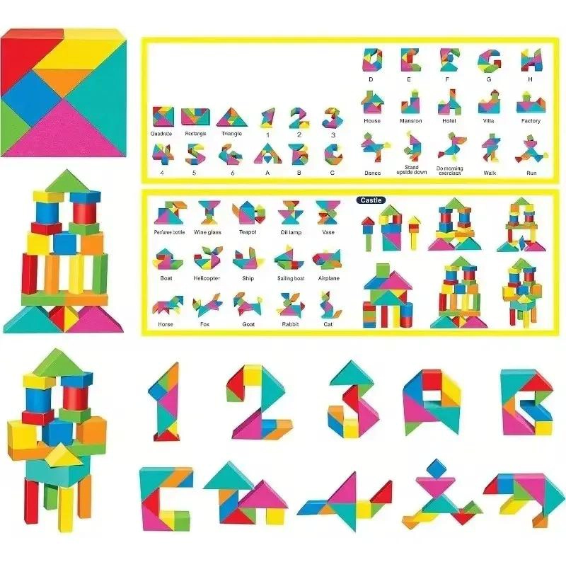 BLOQUES DE CONSTRUCCION DE ESPUMA PARA NIÑOS 46 PIEZAS - 3