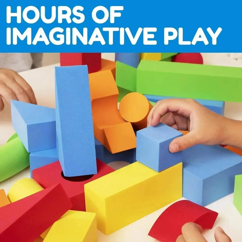 BLOQUES DE CONSTRUCCION DE ESPUMA PARA NIÑOS 46 PIEZAS - 4