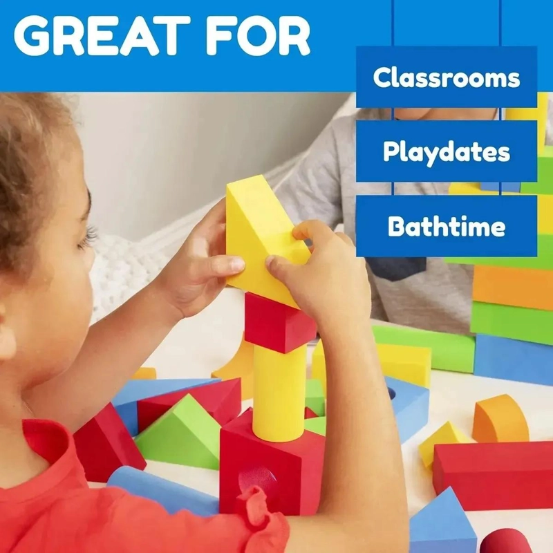 BLOQUES DE CONSTRUCCION DE ESPUMA PARA NIÑOS 46 PIEZAS - 7
