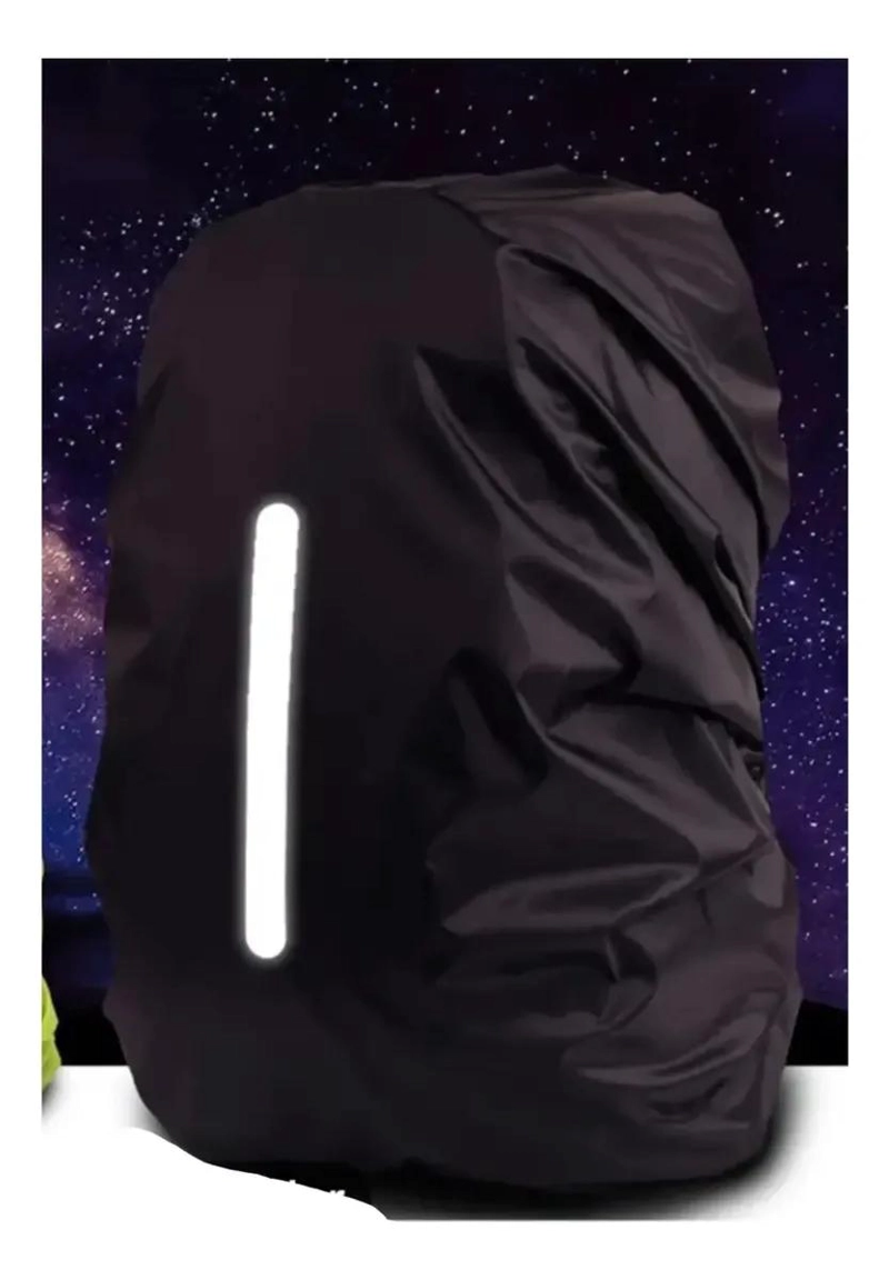 FUNDA IMPERMEABLE REFLECTANTE PARA MOCHILA XL IDEAL PARA DEPORTES - 3