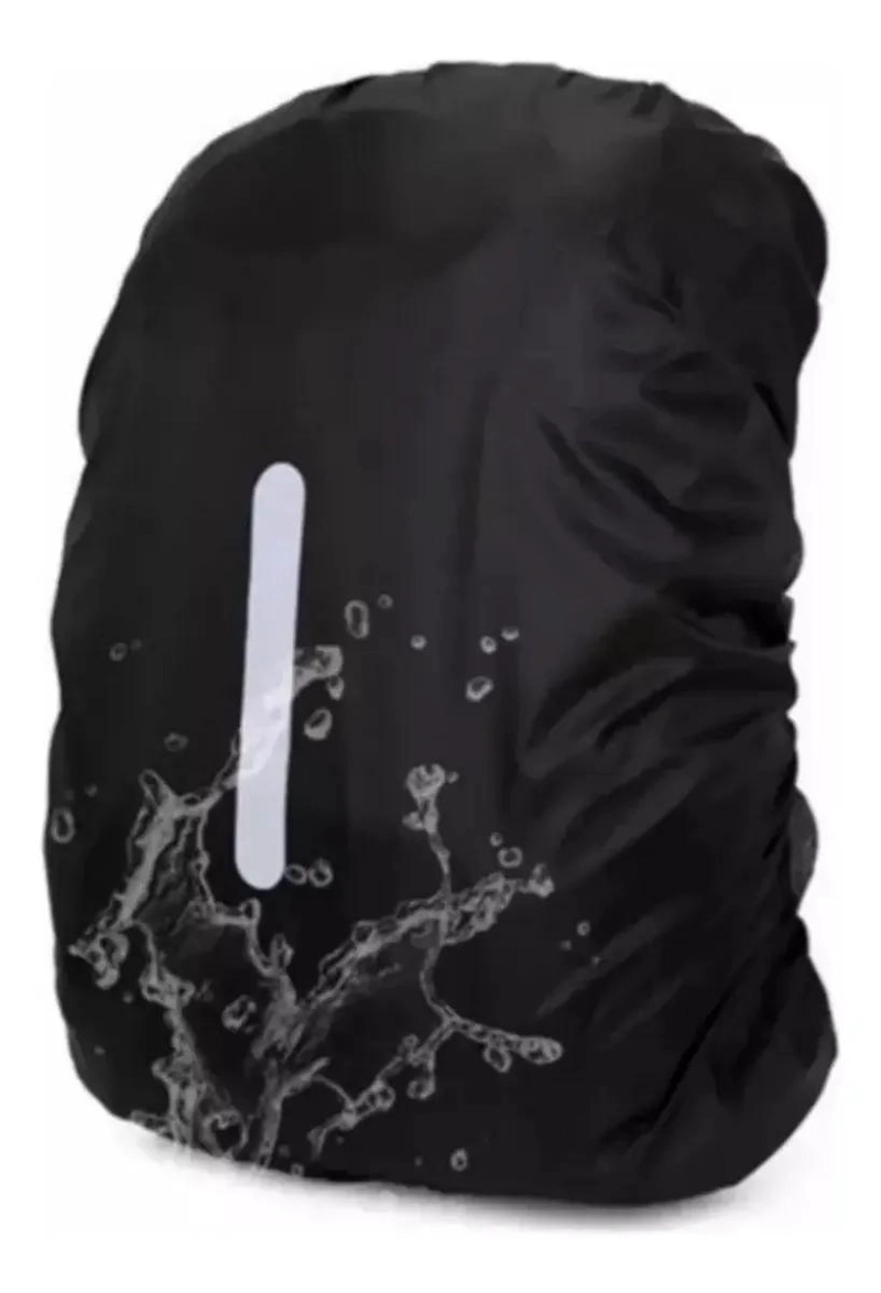 FUNDA IMPERMEABLE REFLECTANTE PARA MOCHILA XL IDEAL PARA DEPORTES - 4