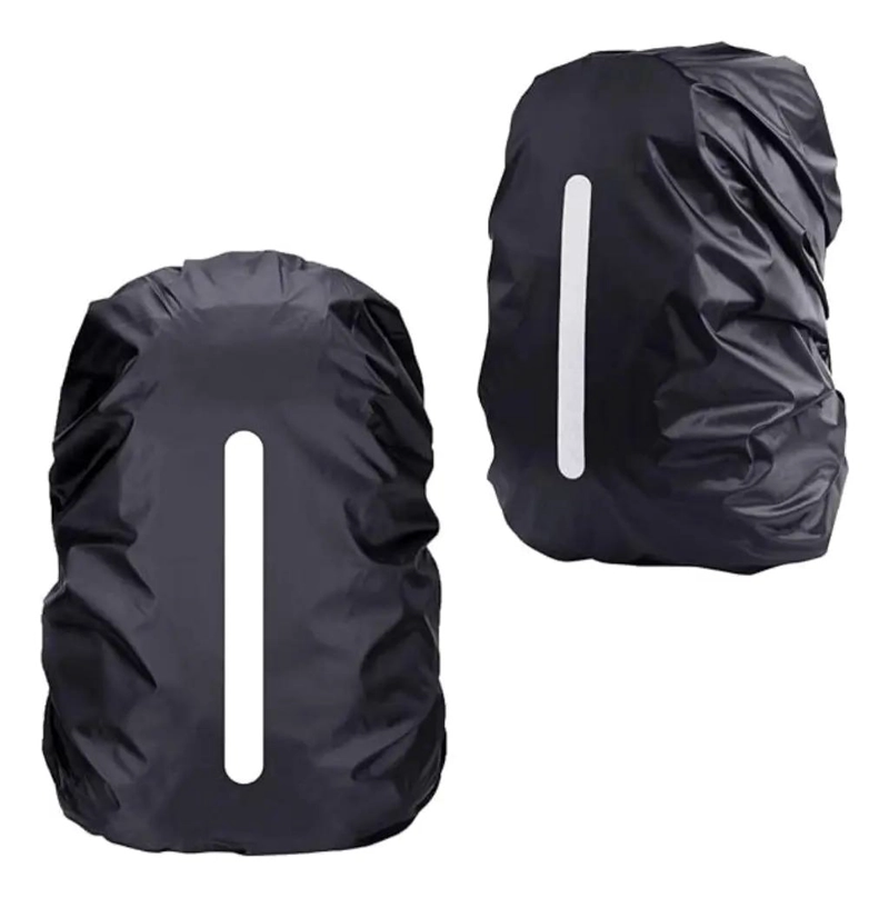 FUNDA IMPERMEABLE REFLECTANTE PARA MOCHILA XL IDEAL PARA DEPORTES - 5
