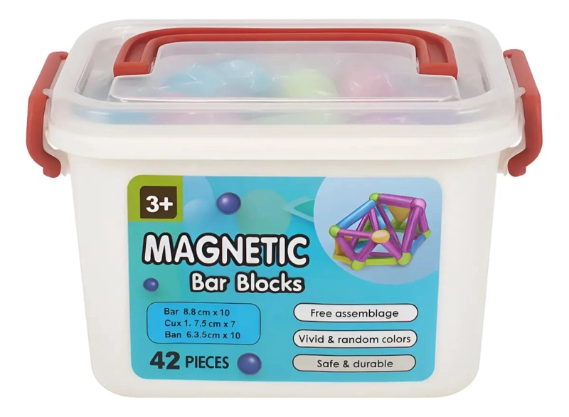 BLOQUES MAGNE TICOS DE CONSTRUCCION 3D PARA CREAR DIVERSAS FORMAS - 2