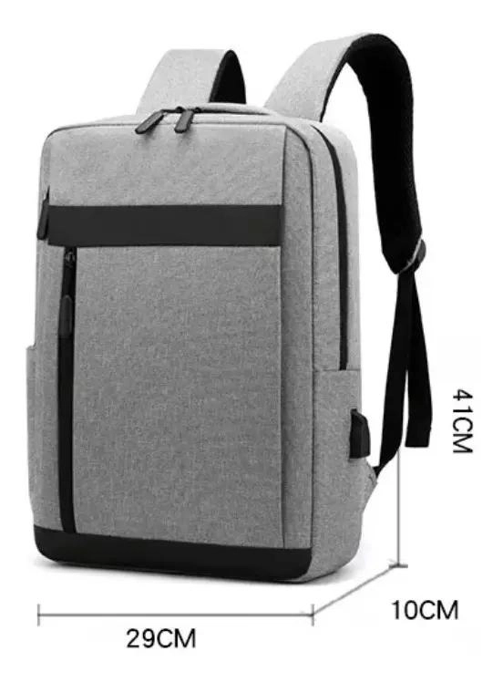 MOCHILA CASUAL UNISEX IMPERMEABLE PARA NOTEBOOK 15'' BURDEOS - 4