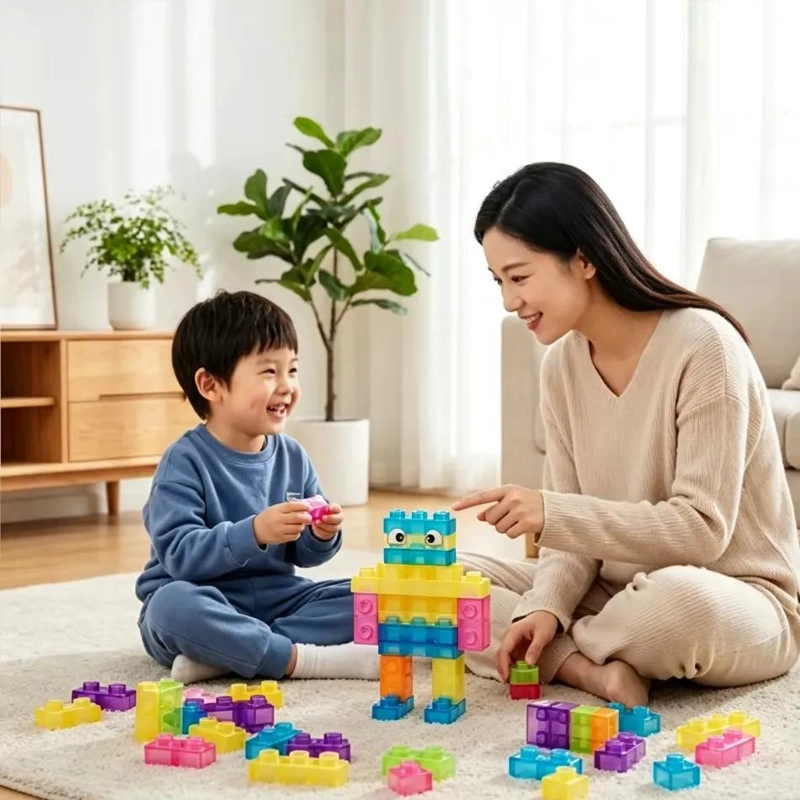 BLOQUES DE CONSTRUCCION ARMABLES PARA NIÑOS 40 PIEZAS - 1