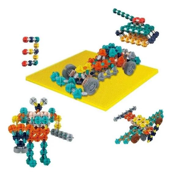 SET DE BLOQUES DE CONSTRUCCION INTERACTIVO PARA NIÑOS - 1