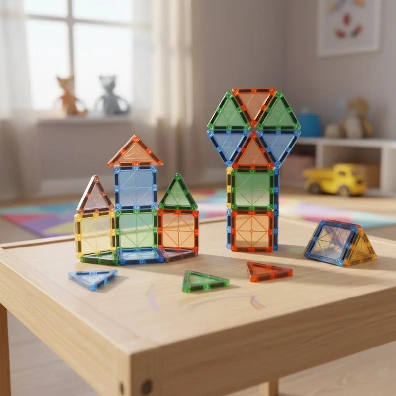 BLOQUES MAGNE TICOS DE 20 PIEZAS PARA NIÑOS CREATIVOS - 1