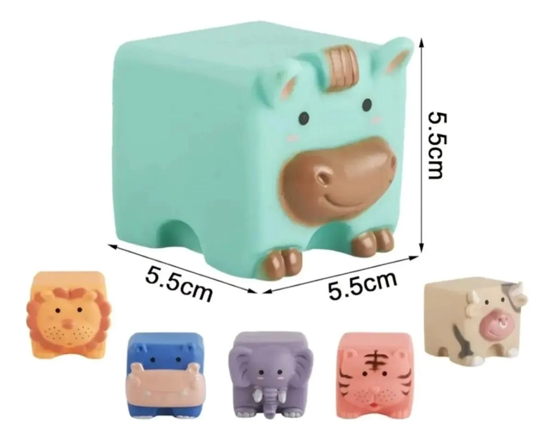 BLOQUES DE CONSTRUCCION APILABLES PARA BEBE S Y NIÑOS - 4