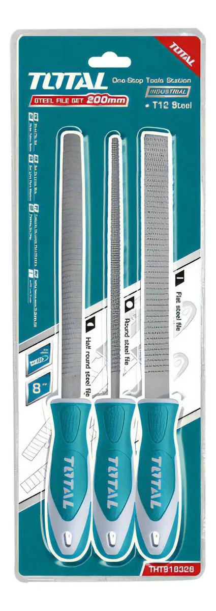 SET DE 3 LIMAS ESCOFINA PARA MADERA DE ALTA CALIDAD - 1