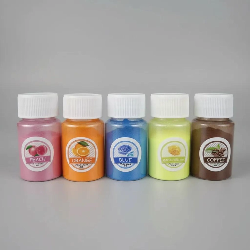 SET DE 5 PIGMENTOS MICA EN POLVO PARA RESINA CREATIVA - 5