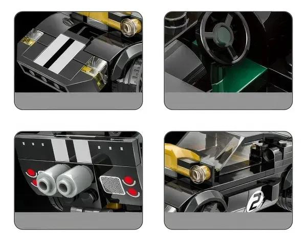 SET DE BLOQUES PARA ARMAR SUPERCAR COLECCIONABLE DE 160 PIEZAS - 2