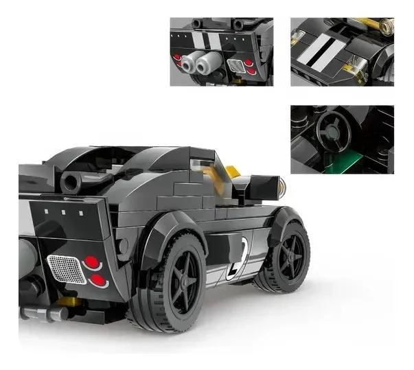 SET DE BLOQUES PARA ARMAR SUPERCAR COLECCIONABLE DE 160 PIEZAS - 3