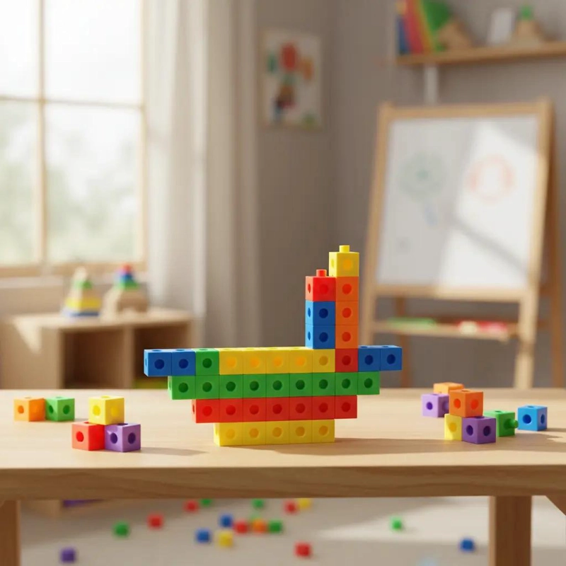 SET DE 100 CUBOS CONECTORES PARA APRENDIZAJE MATEMATICO - 3