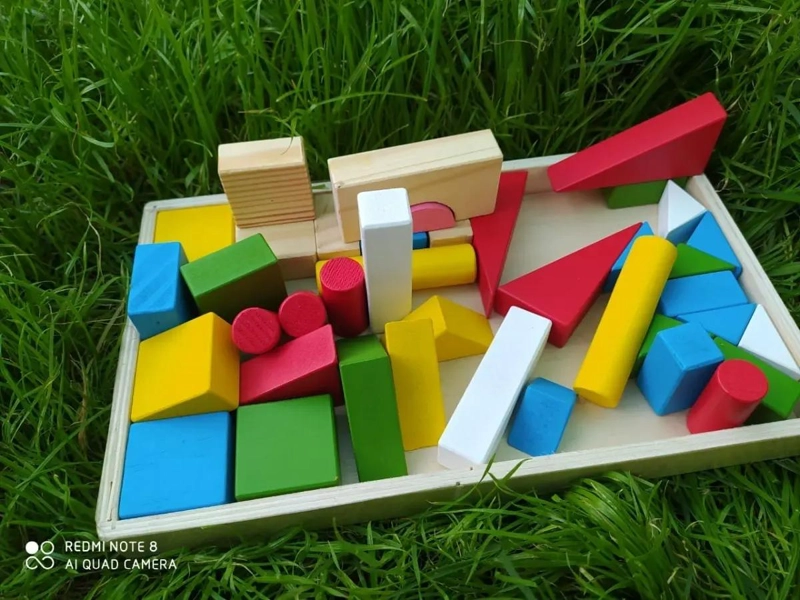 SET DE BLOQUES DE MADERA DIDACTICO 39 PIEZAS PARA NIÑOS - 7