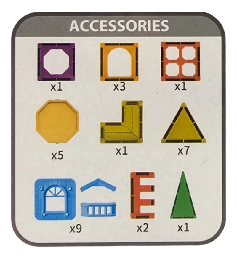 SET DE CONSTRUCCION MAGNE TICO DE 30 PIEZAS PARA NIÑOS - 1