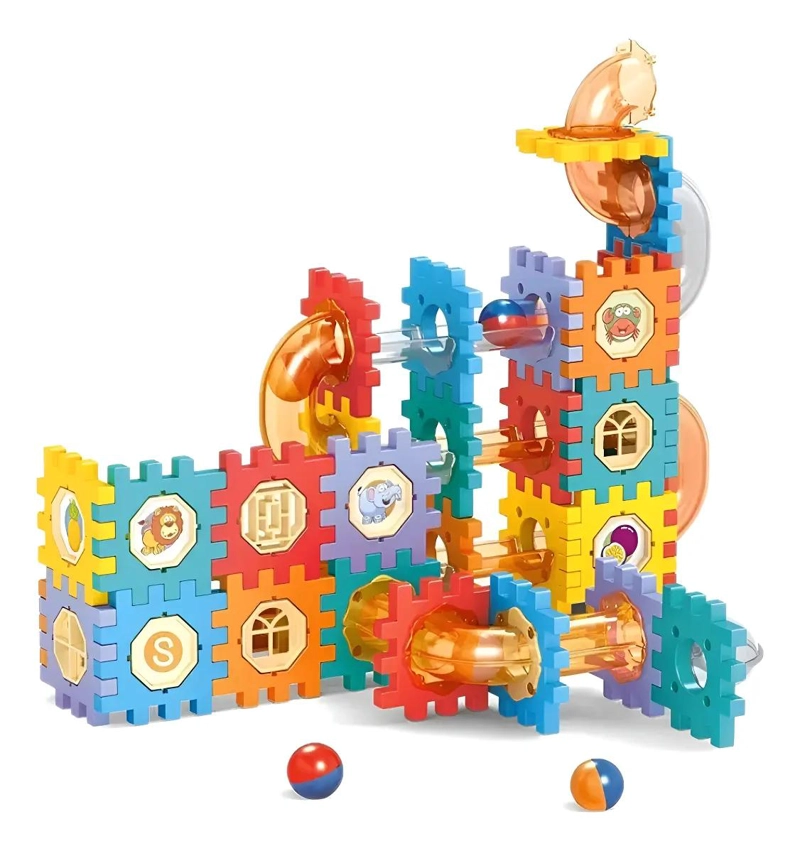 SET DE TUBOS DE CONSTRUCCION 53 PIEZAS PARA NIÑOS - 1