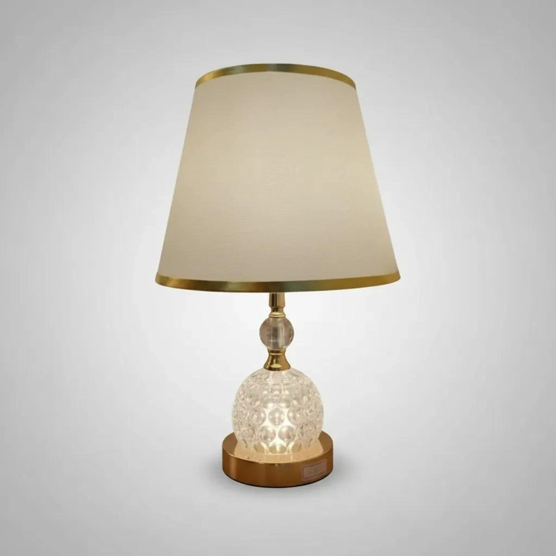 LAMPARA DE MESA ELEGANTE CON DISEÑO CLASICO Y TECNOLOGIA LED - 1