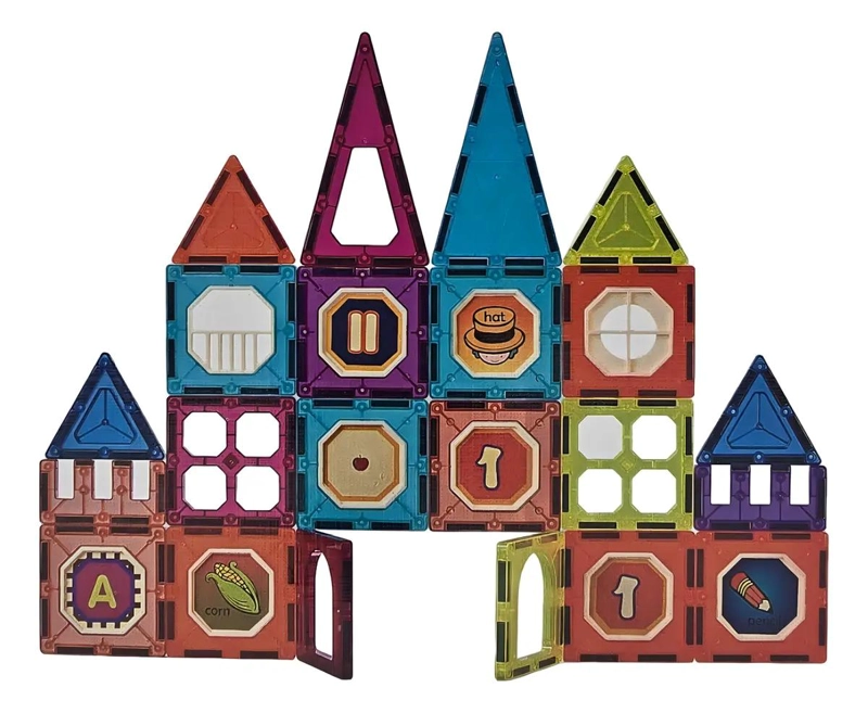 SET DE CONSTRUCCION MAGNE TICO DE 32 PIEZAS PARA NIÑOS - 4