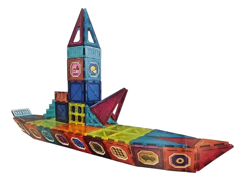 SET DE CONSTRUCCION MAGNE TICO DE 32 PIEZAS PARA NIÑOS - 5