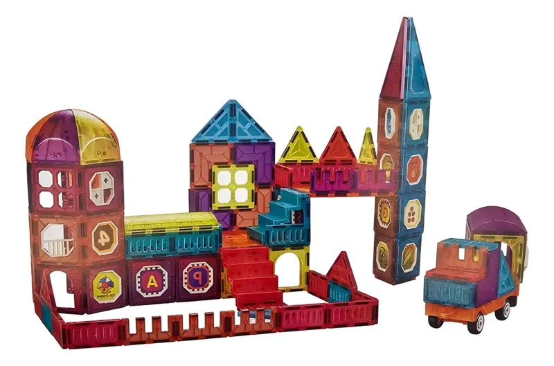 SET DE CONSTRUCCION MAGNE TICO DE 32 PIEZAS PARA NIÑOS - 6