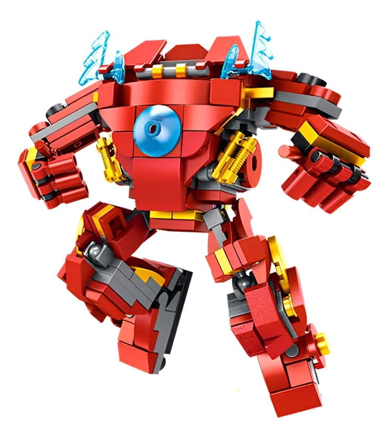 SET DE BLOQUES DE CONSTRUCCION STEEL ARMOR MECHA 10 EN 1 - 1