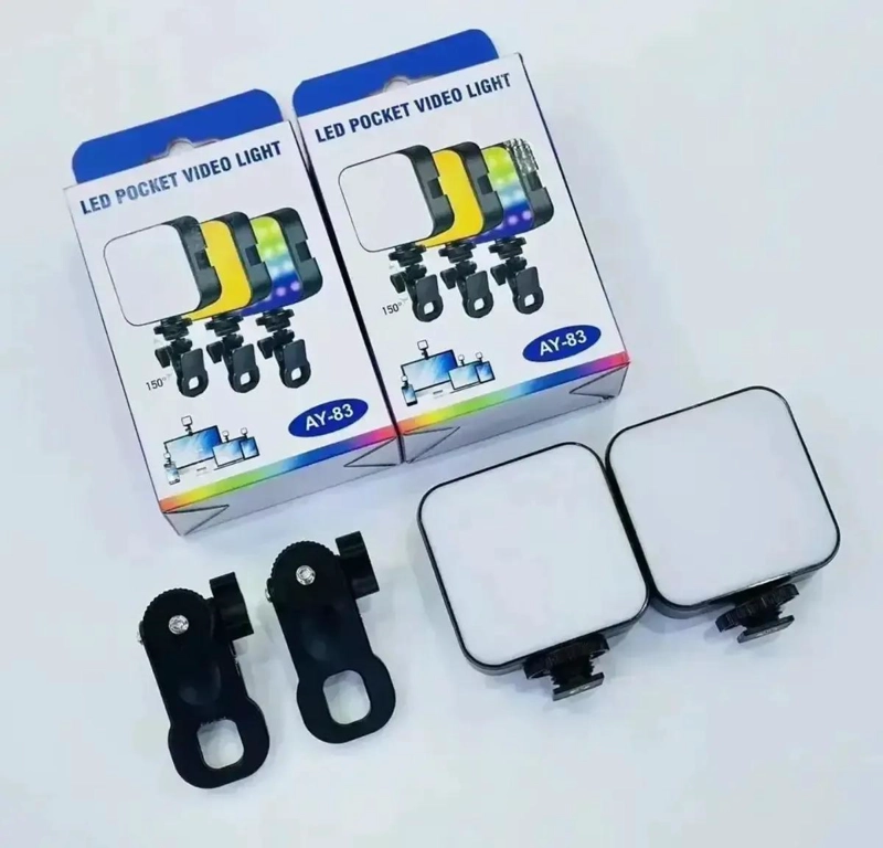 LAMPARA PORTATIL RECARGABLE RGB PARA ILUMINACION - 1