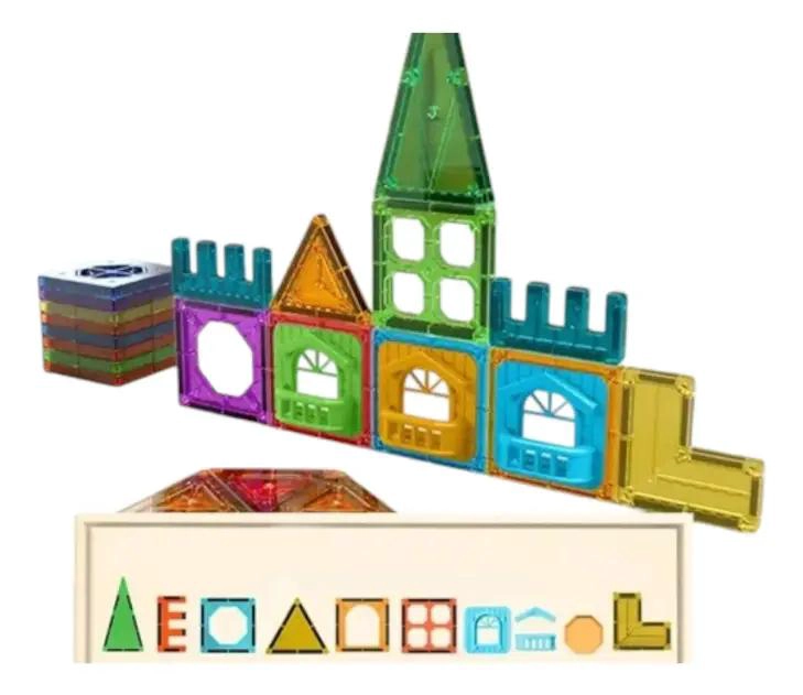JUEGO DE BLOQUES MAGNE TICOS PARA CONSTRUCCION 30 PIEZAS - 3