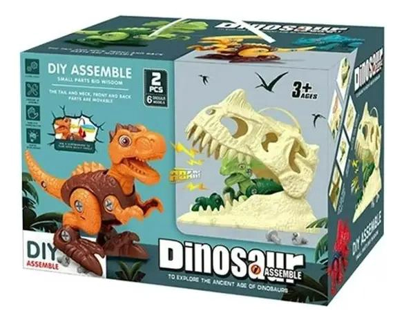 JUGUETE DIDACTICO ARMABLE DE DINOSAURIOS PARA NIÑOS - 1