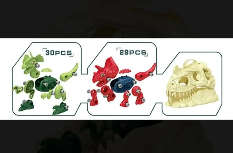 JUGUETE DIDACTICO ARMABLE DE DINOSAURIOS PARA NIÑOS - 4