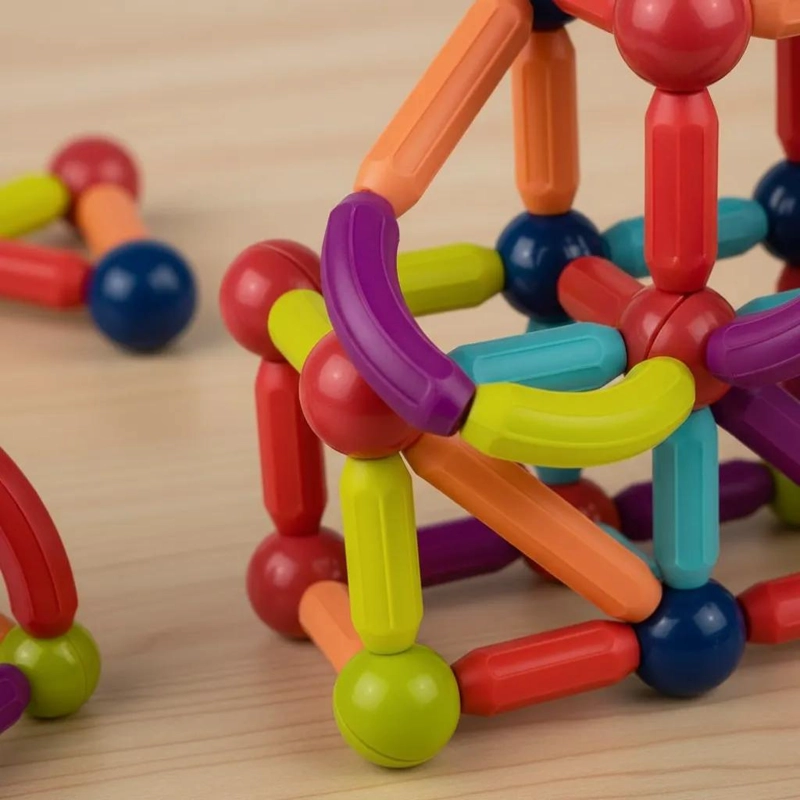 BLOQUES MAGNE TICOS DE CONSTRUCCION 84 PIEZAS PARA NIÑOS - 3