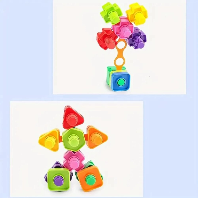 SET DE TUERCAS Y TORNILLOS EDUCATIVO PARA NIÑOS - 4