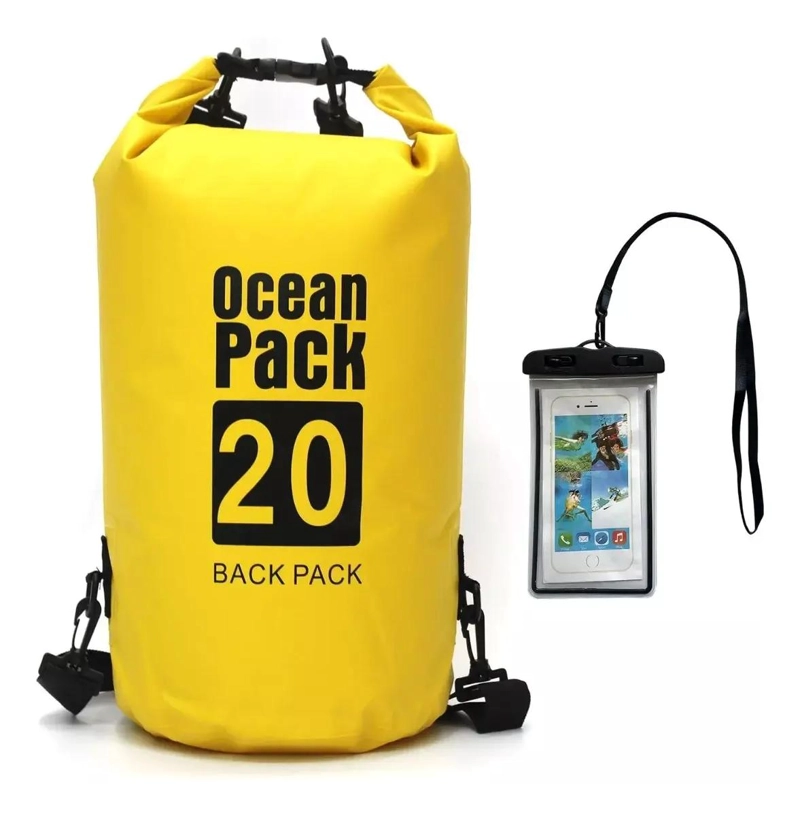 MOCHILA IMPERMEABLE DE 20 LITROS PARA ACTIVIDADES AL AIRE LIBRE - 2
