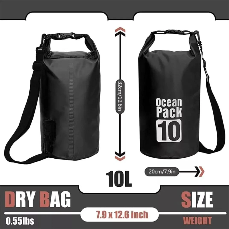 MOCHILA IMPERMEABLE DE 20 LITROS PARA ACTIVIDADES AL AIRE LIBRE - 5