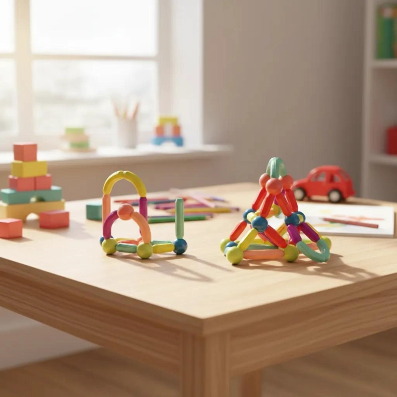 JUEGO DE CONSTRUCCION MAGNE TICO 36 PIEZAS PARA NIÑOS - 3