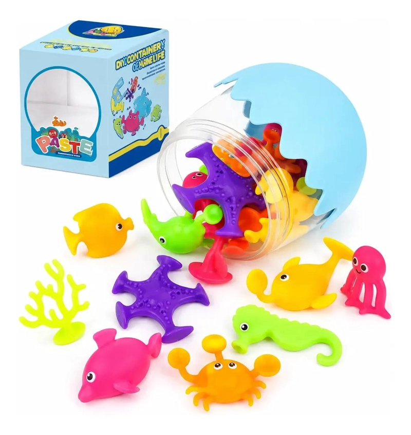 JUGUETE DE CONSTRUCCION CREATIVO CON VENTOSAS PARA NIÑOS - 1